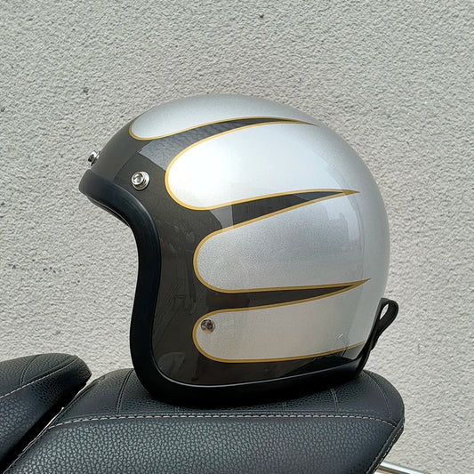 Retro Helmet - Flat Grey