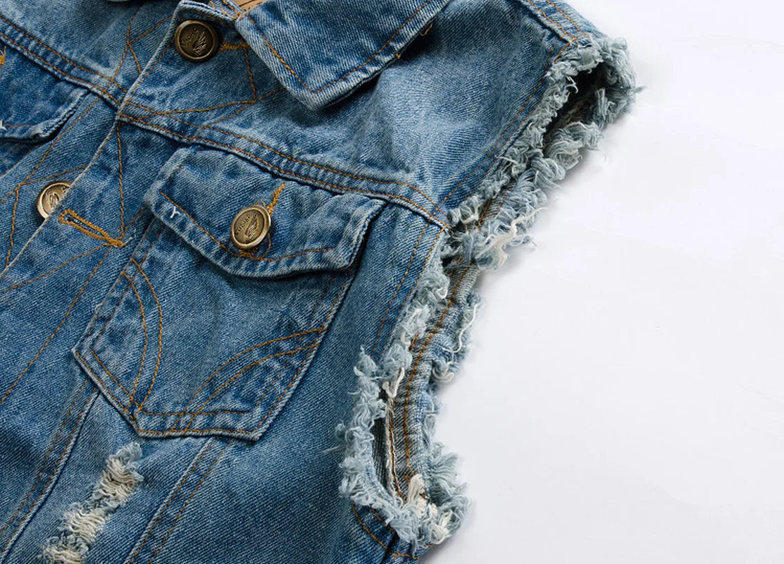 Raw Denim Vest