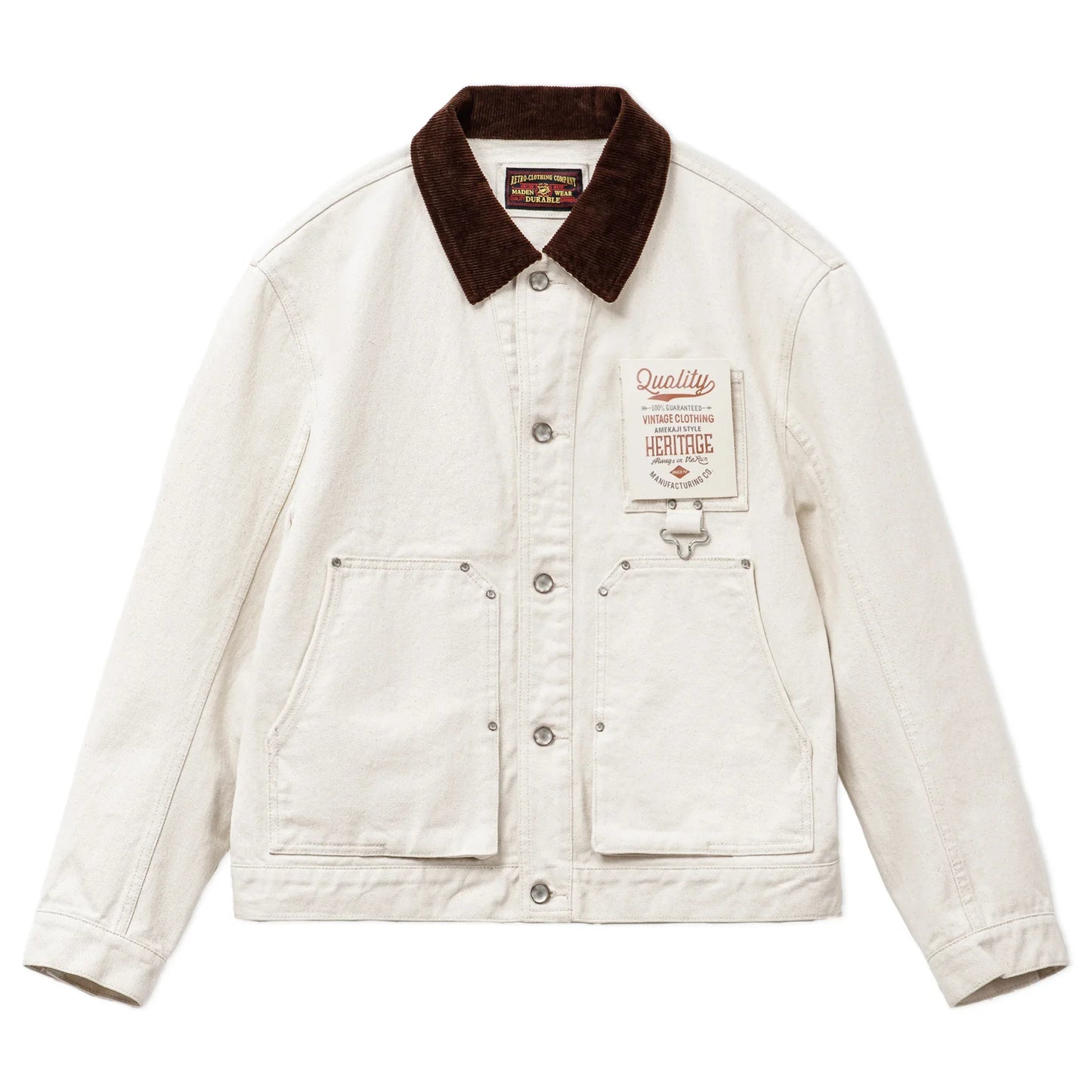 Vintage French J22 Heavyweight Safari Jacket Men