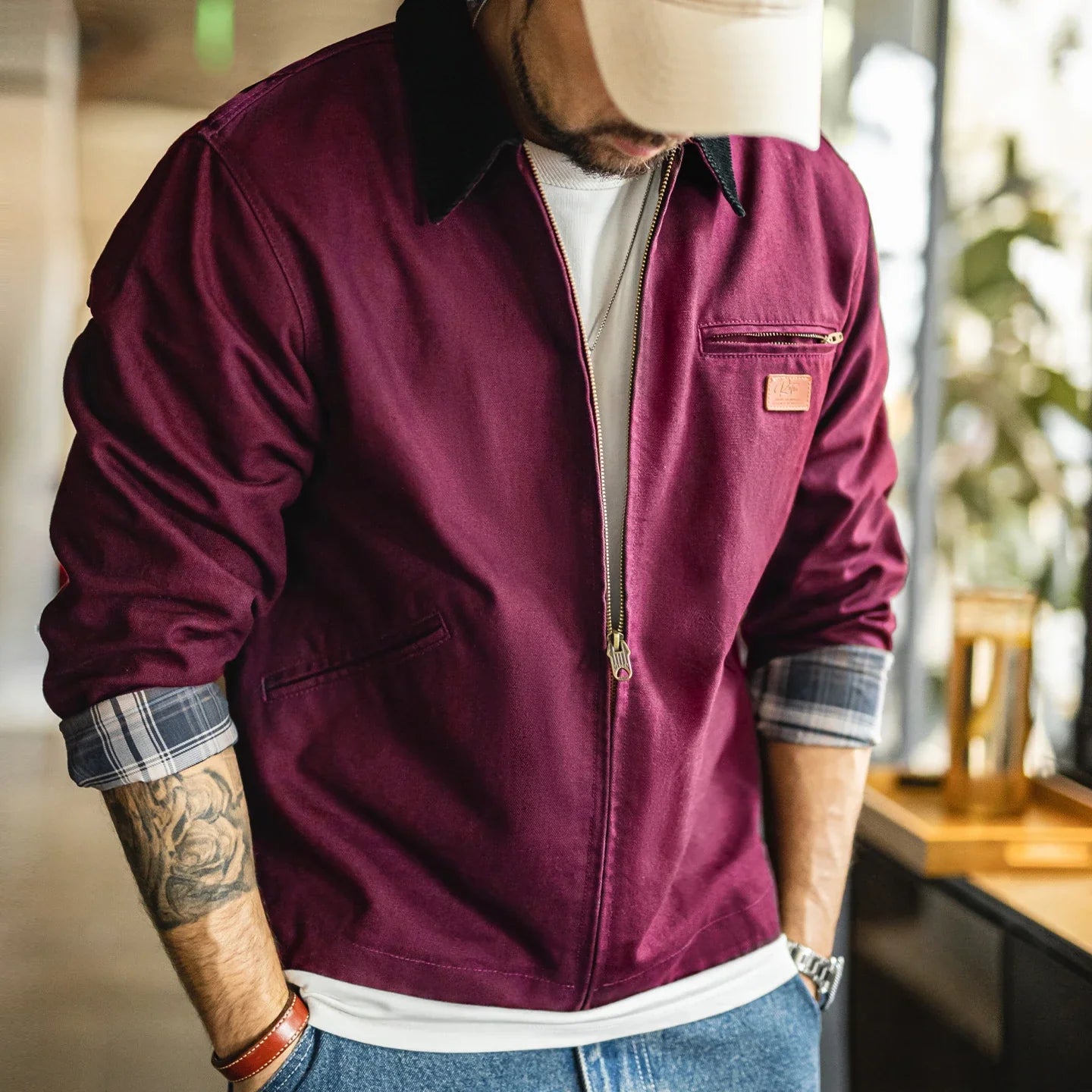 Vintage J001 Detroit Heavyweight Canvas Work Jacket Men