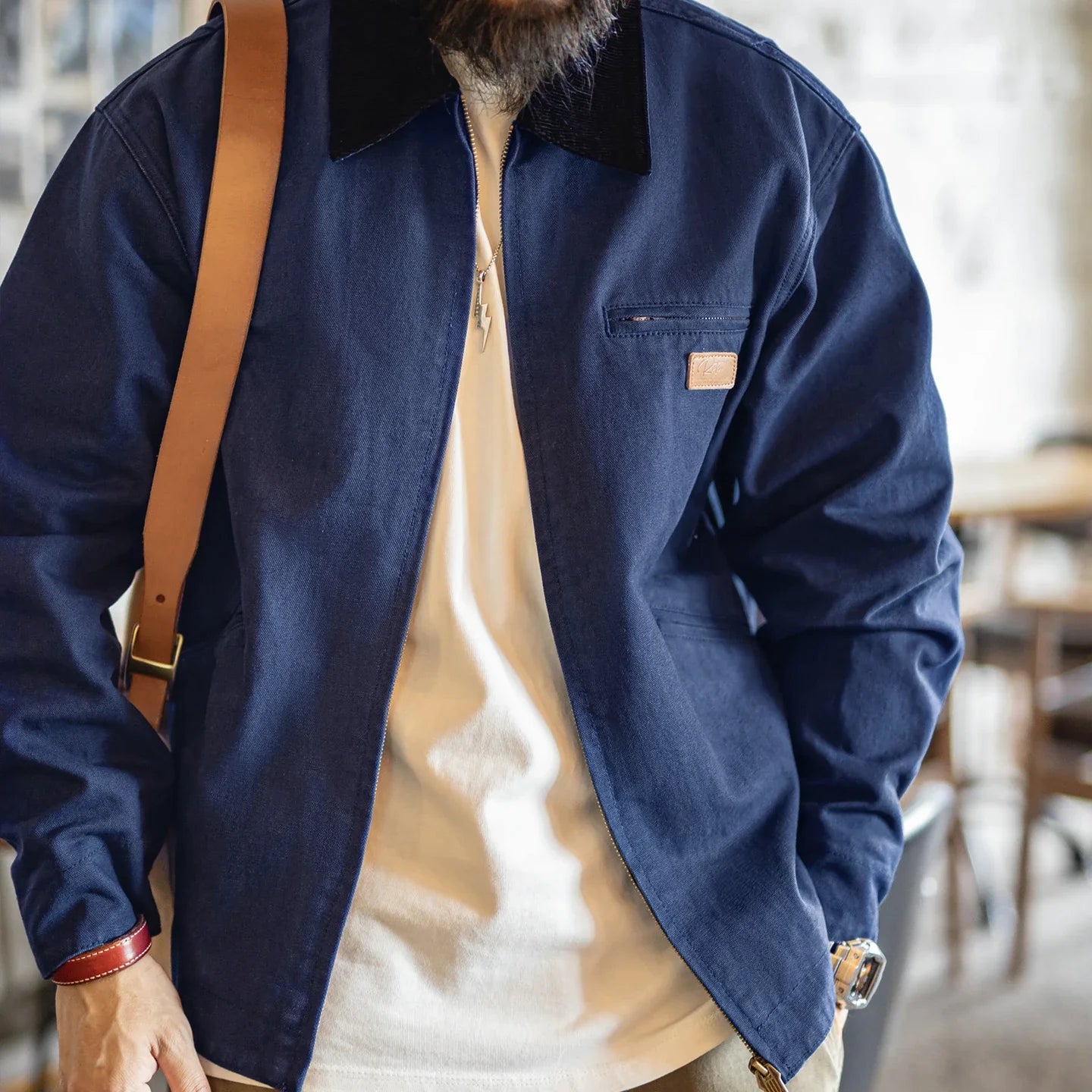 Vintage J001 Detroit Heavyweight Canvas Work Jacket Men