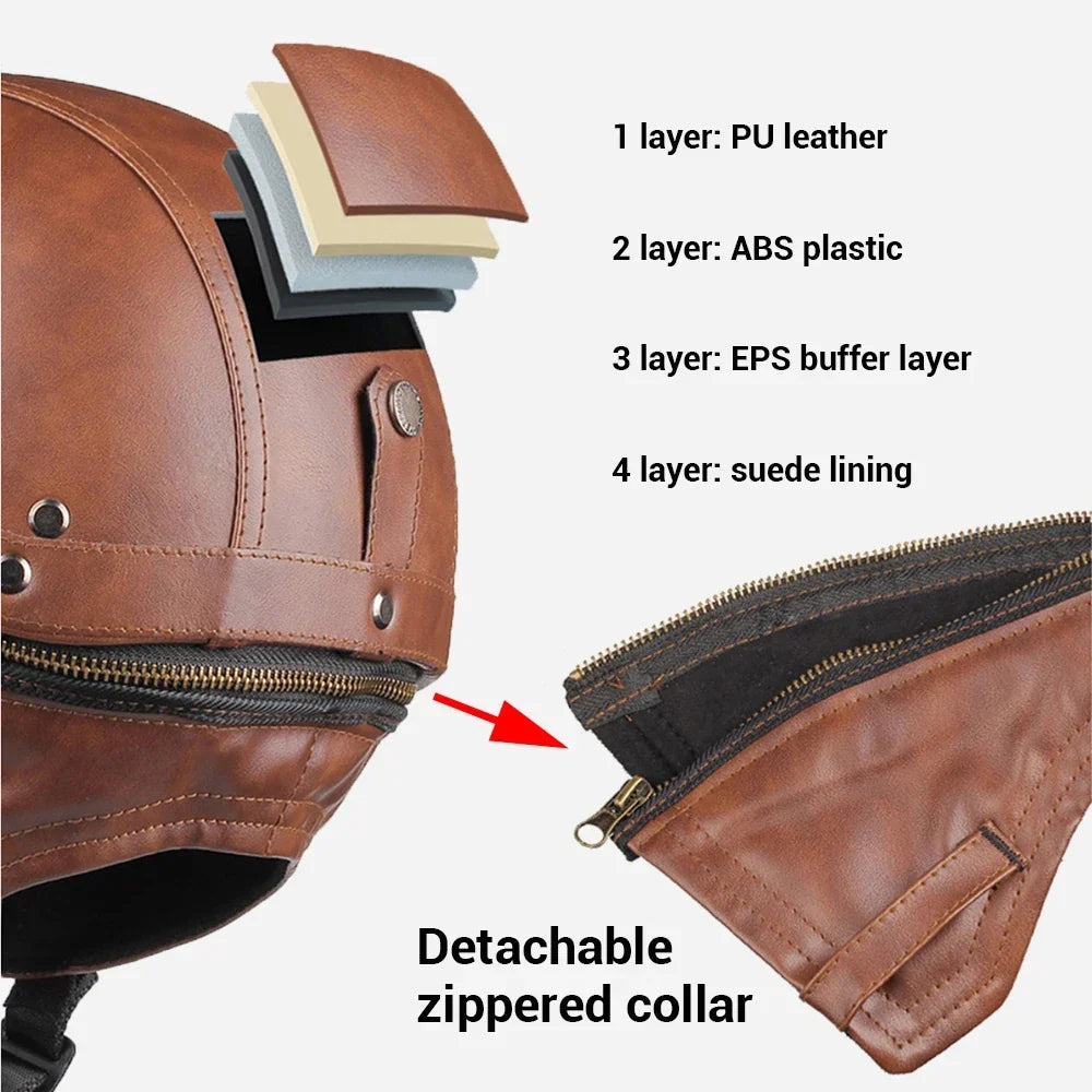 Retro Nomad Helmet - Brown