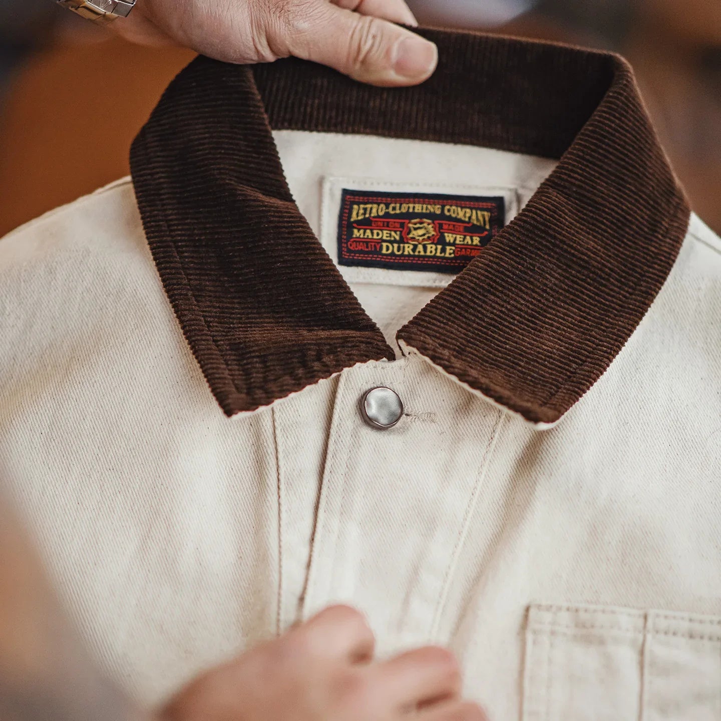 Vintage French J22 Heavyweight Safari Jacket Men
