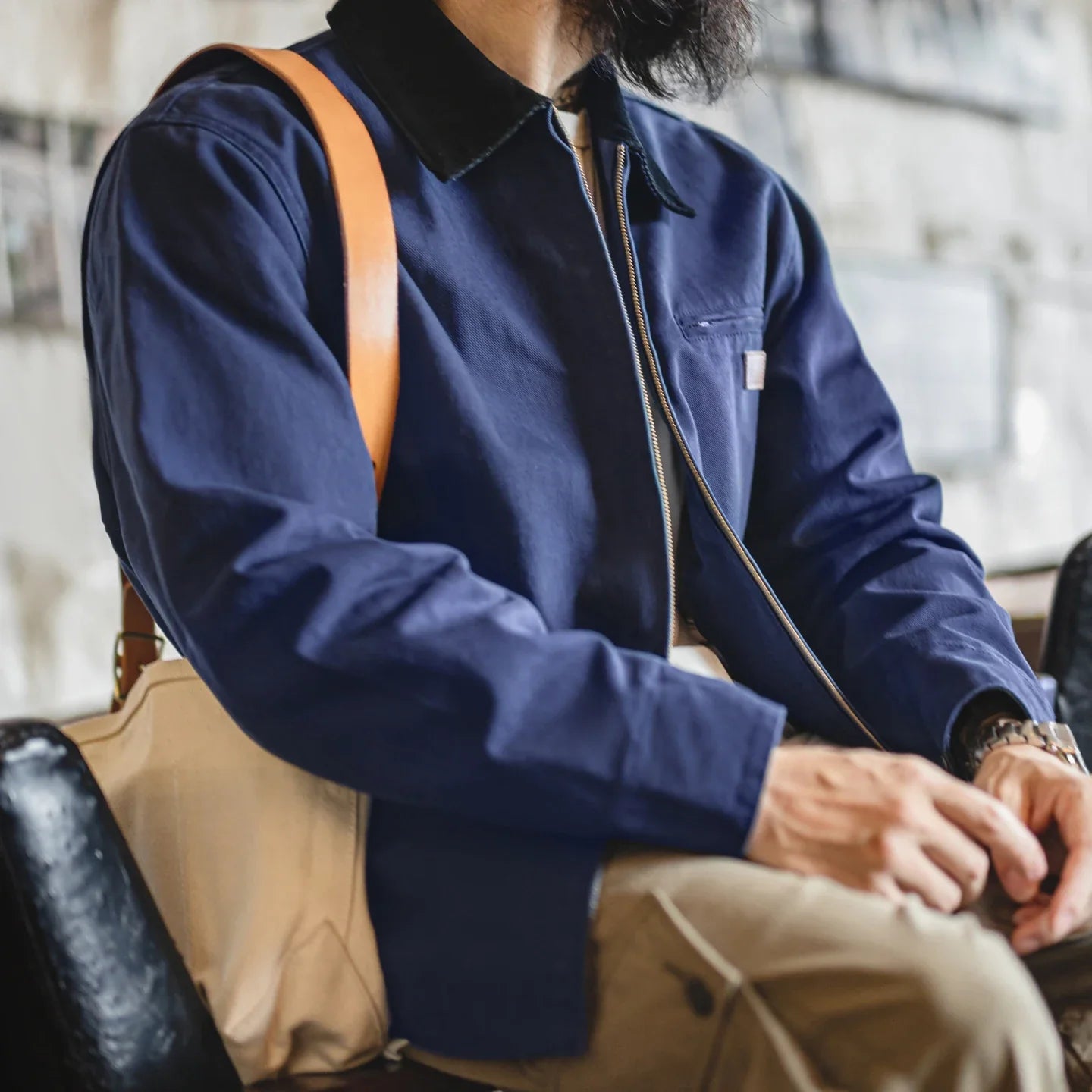 Vintage J001 Detroit Heavyweight Canvas Work Jacket Men