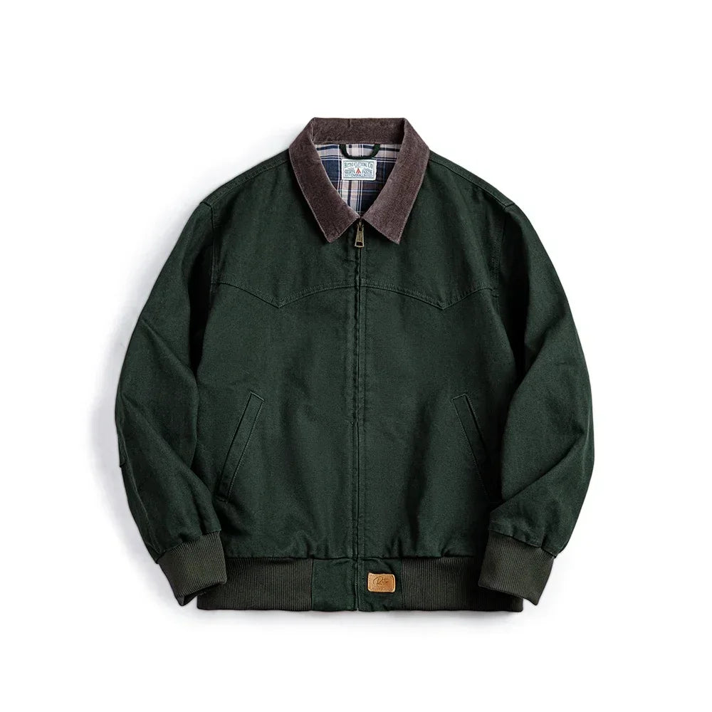 Vintage Heavyweight Santafe Canvas Short Jacket Men