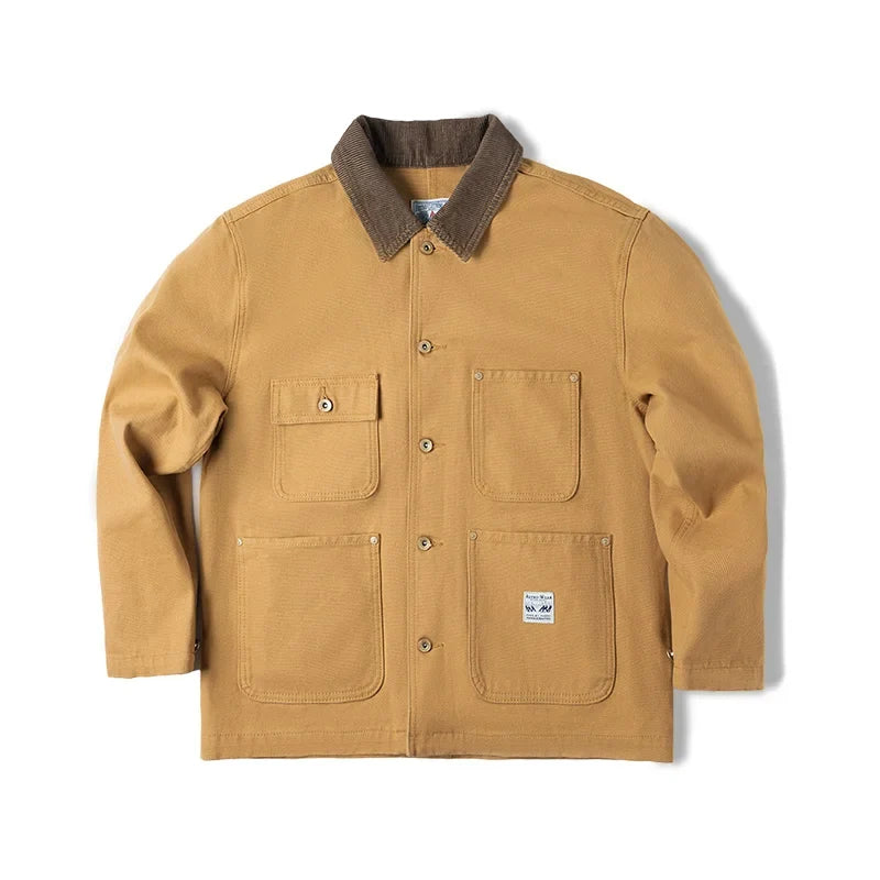 Vintage Heavyweight Michigan Canvas Chore Jacket Men