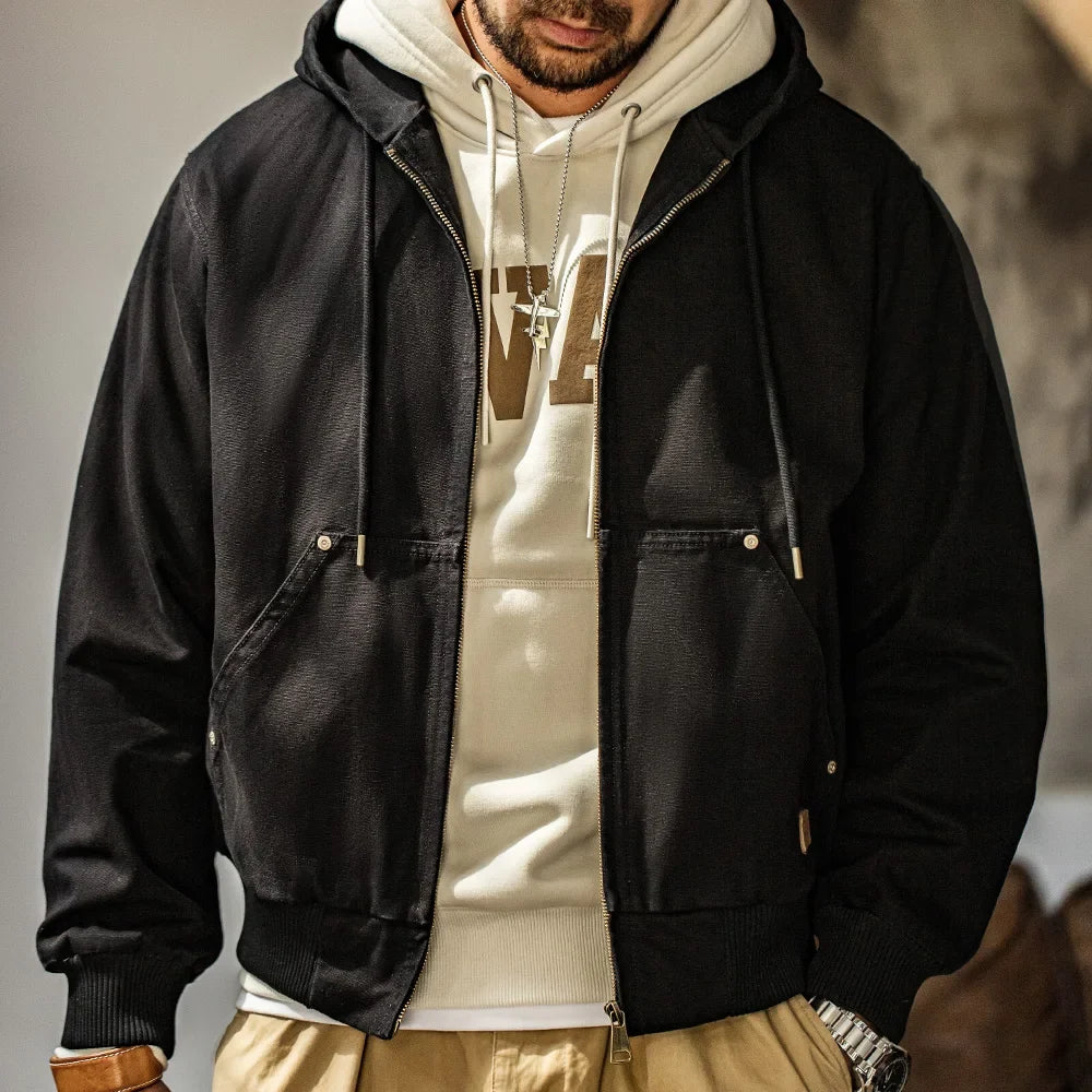 Vintage J130 Heavyweight Hooded Canvas Jacket Men