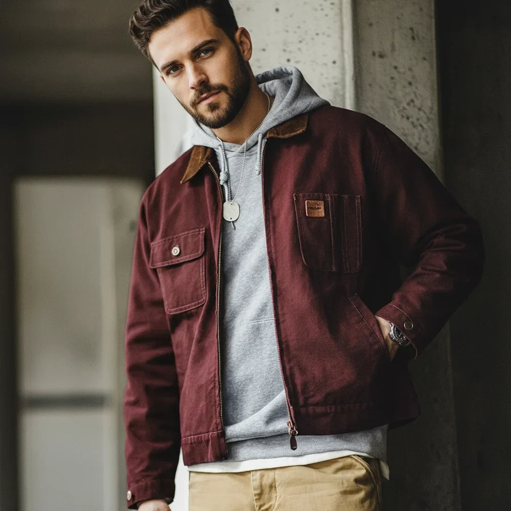 Vintage Heavyweight Canvas Detroit Jacket Men