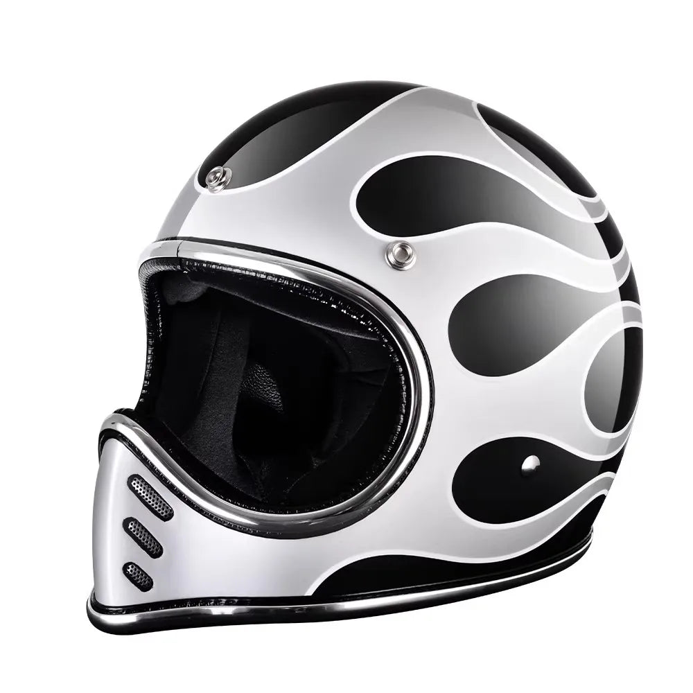 Retro Helmet Shield - Smoke