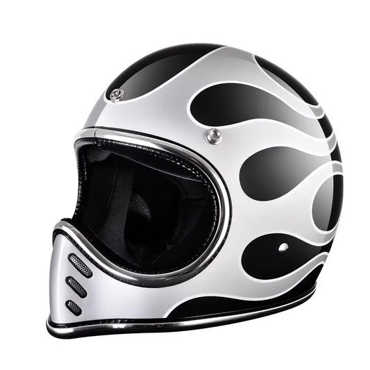 Retro Helmet Shield - Smoke