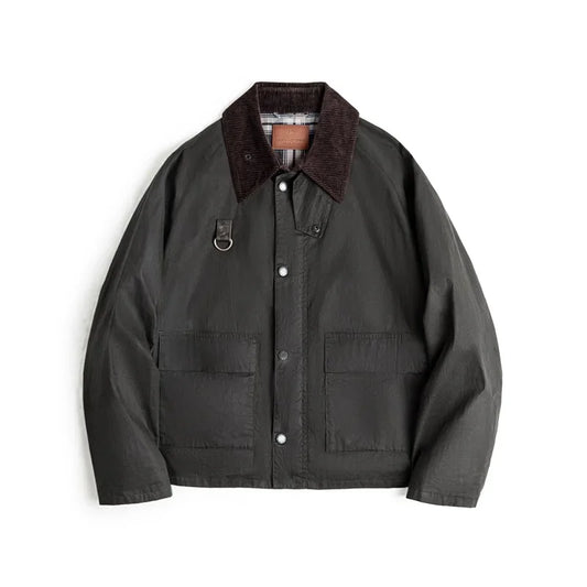 Vintage Spey Waxed Fishing Outdoor Jacket Men