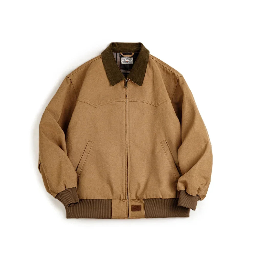 Vintage Heavyweight Santafe Canvas Short Jacket Men
