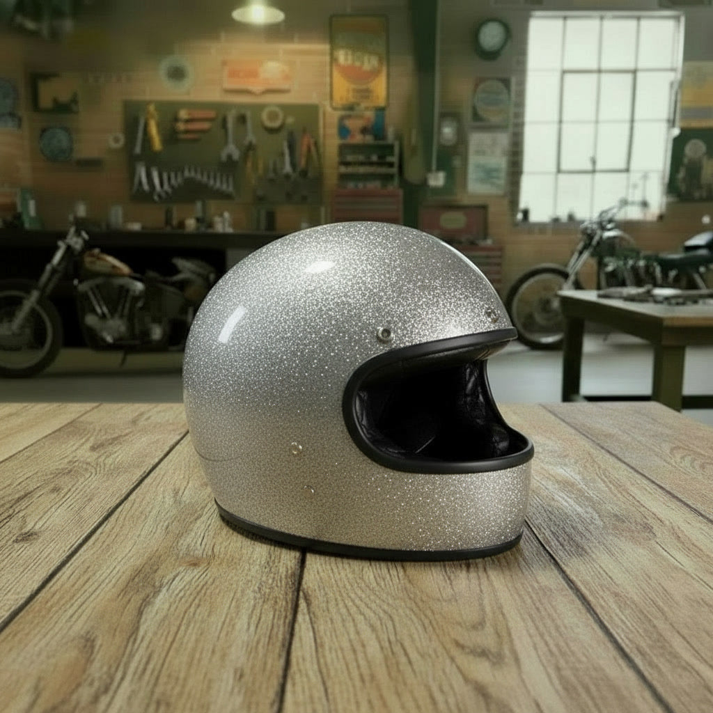 Helmet Bigbore - Shine Silver