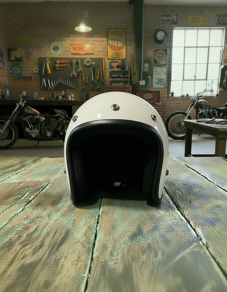 Retro Helmet - White